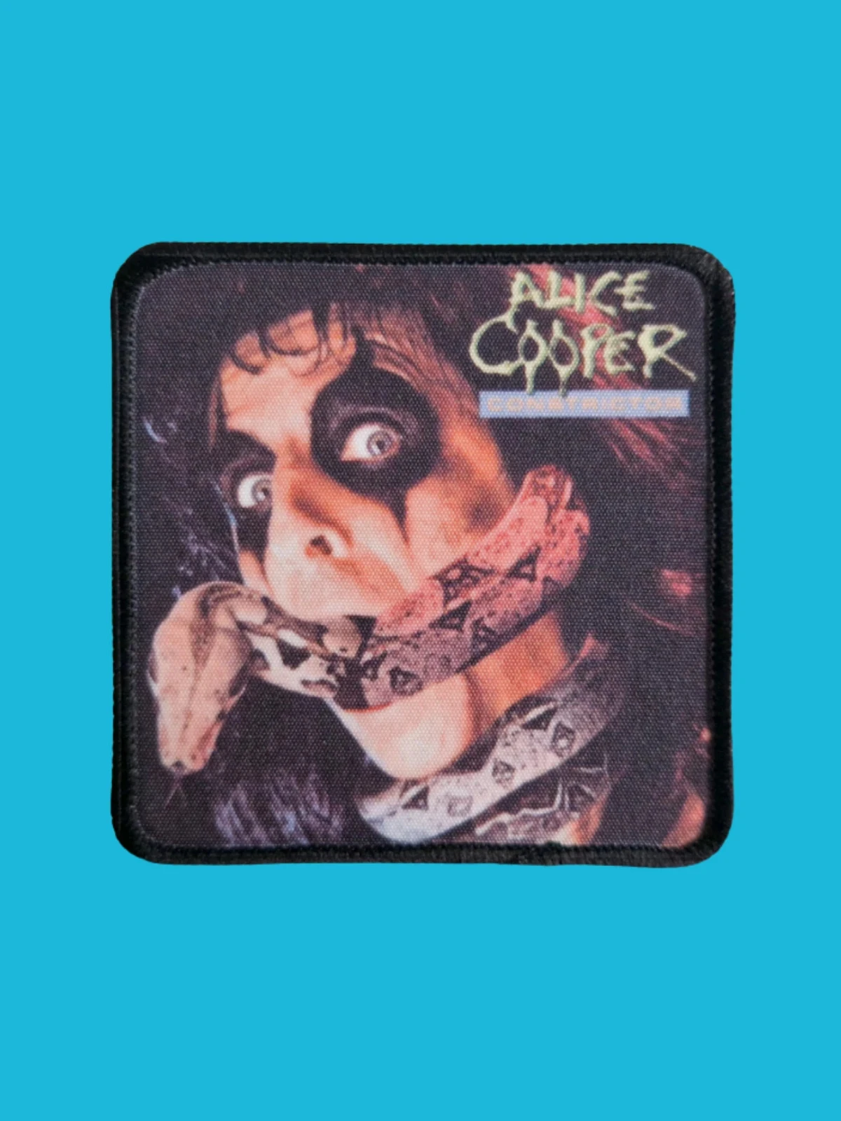 Patch Alice Cooper - Constrictor - Imprimé - Carré de 7,5 x 7,5 centimètres